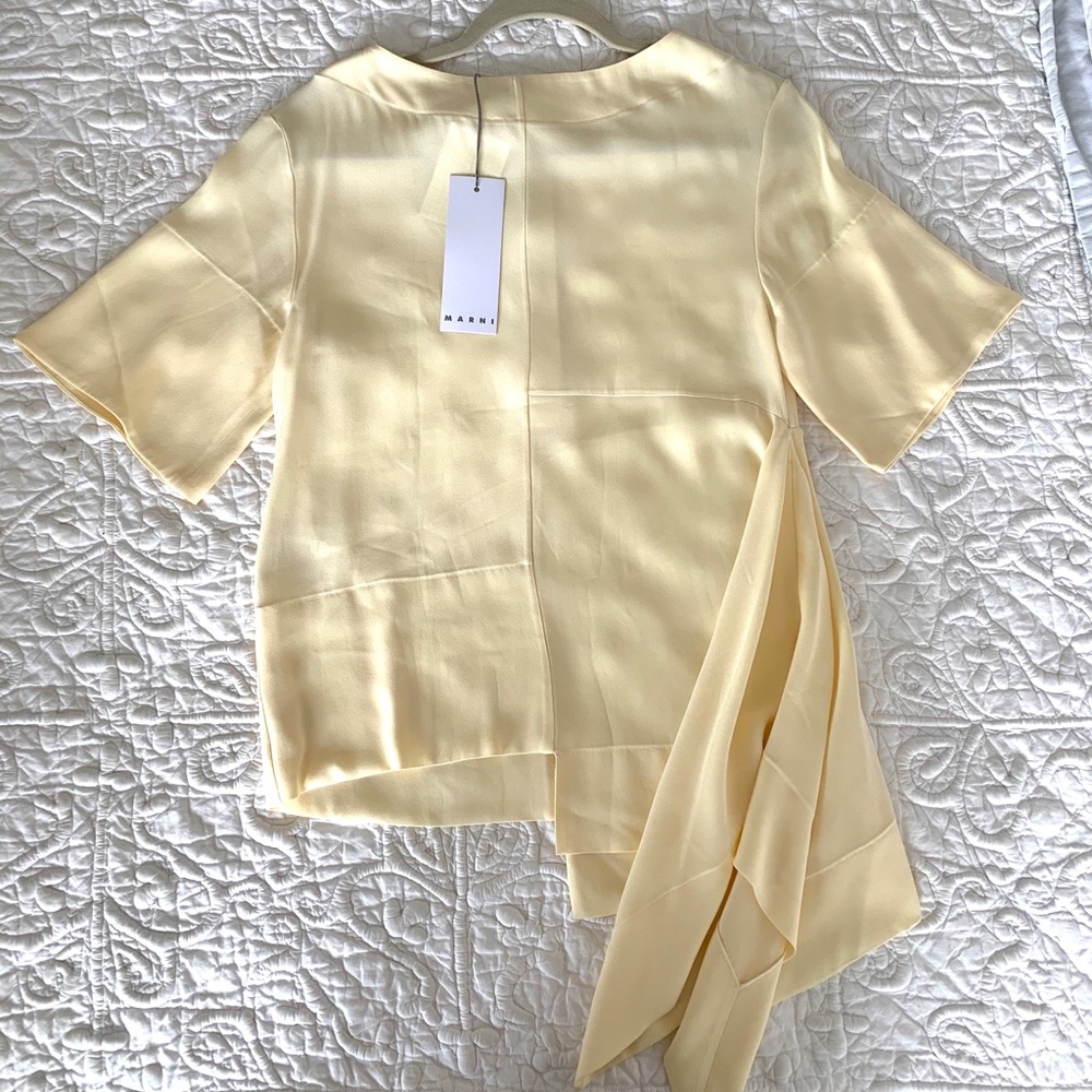 Marni Cascading Hem Blouse